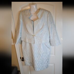 TAHARI Womens 2 pc dress suit size 14
